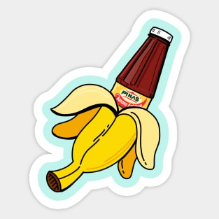 BANANA KETCHUP FILIPINO POCKET DESIGN BLUE Sticker